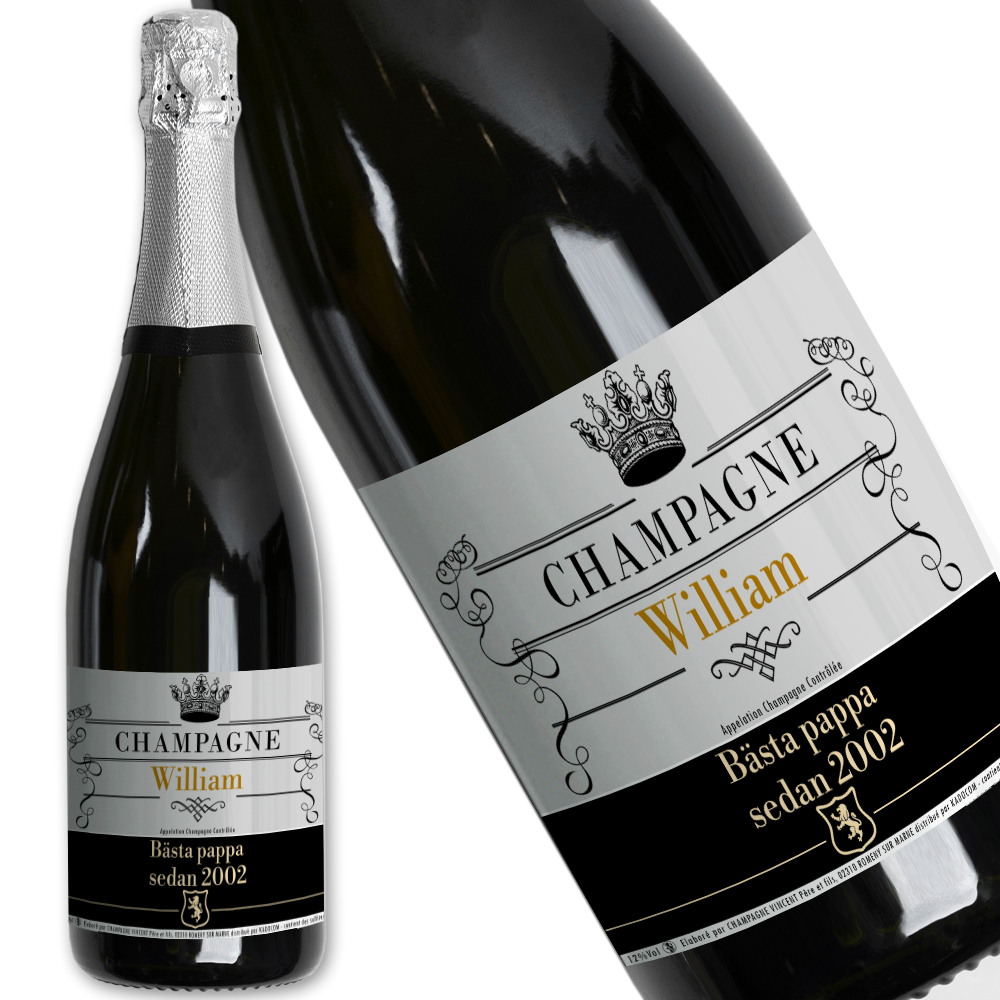 Personlig champagne Personlig champagne