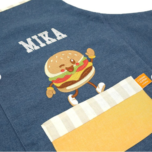 Personligt barnförkläde Hamburger Personligt barnförkläde Hamburger