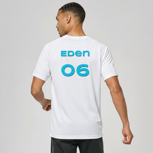 Anpassad sport-T-shirt Tröjnummer Anpassad sport-T-shirt Tröjnummer