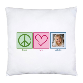 Kudde Peace & Love foto Kudde Peace & Love foto