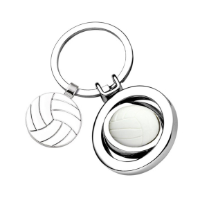 Graverad nyckelring i volleybollsform Graverad nyckelring i volleybollsform