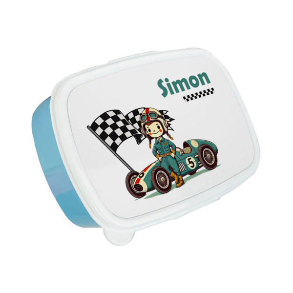 Matlåda s tryckt F1-förare Matlåda s tryckt F1-förare