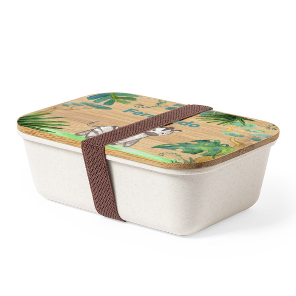 Personlig matlåda med savannmotiv Personlig matlåda med savannmotiv