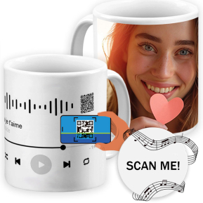 Mugg med foto och personlig låt Mugg med foto och personlig låt