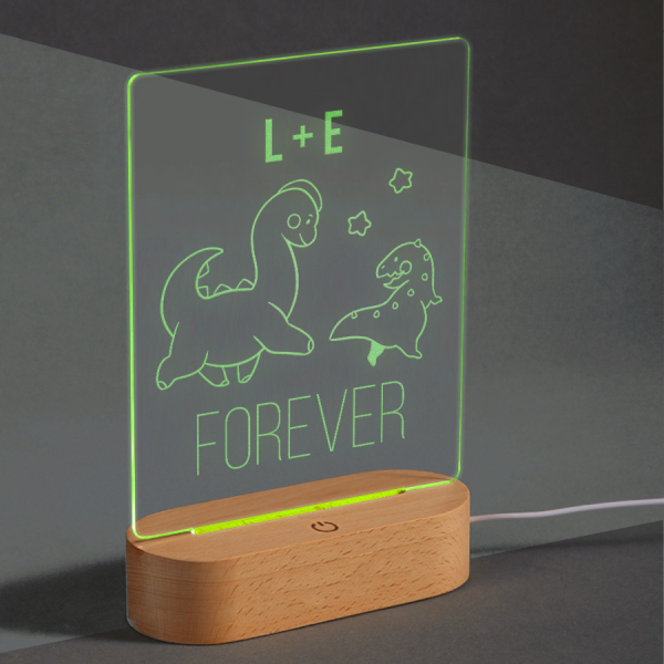 Personlig LED-lampa med djur Personlig LED-lampa med djur