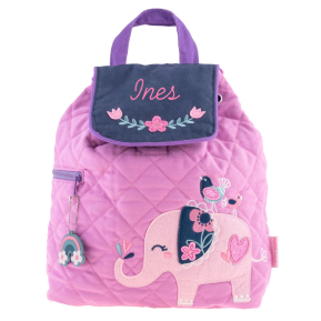 Personlig ryggsäck med rosa elefant Personlig ryggsäck med rosa elefant