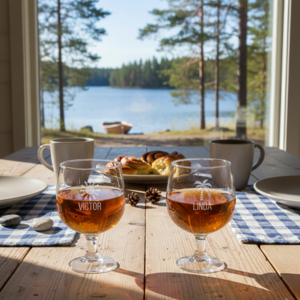 Personligt likörglas med namn Personligt likörglas med namn