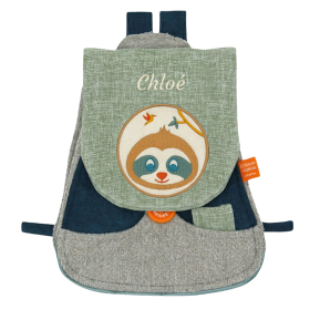 Personlig ryggsäck med sloth-design Personlig ryggsäck med sloth-design