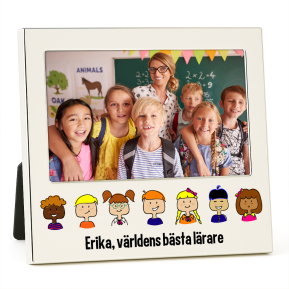Tryckt fotoram Tack fröken Tryckt fotoram Tack fröken