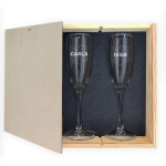 2 champagneglas