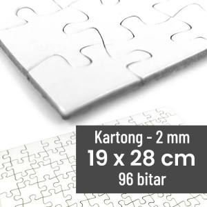 Litet pussel i kartong | 19x28 cm | 96 bitar