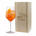 Spritzglas med graverat namn Spritzglas med graverat namn