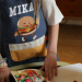 Personligt barnförkläde Hamburger Personligt barnförkläde Hamburger