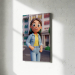 Porträtt i Clay Art-stil baserat på ett foto Porträtt i Clay Art-stil baserat på ett foto