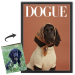 DOGUE-tidningsförsida baserad på ett foto DOGUE-tidningsförsida baserad på ett foto
