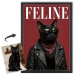 FELINE-tidningsförsida baserad på ett foto FELINE-tidningsförsida baserad på ett foto