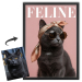 FELINE-tidningsförsida baserad på ett foto FELINE-tidningsförsida baserad på ett foto