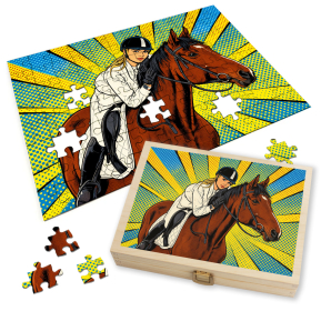 Fotopussel Pop Art Comics | Roy Lichtenstein-stil