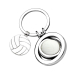 Graverad nyckelring i volleybollsform