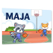 Personlig dörrskylt barn – Basket Personlig dörrskylt barn – Basket