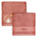 Personlig barnhandduk 70 x 140 cm � Marsala Ekorre