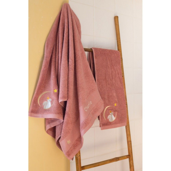 Personlig barnhandduk 70 x 140 cm � Marsala Ekorre