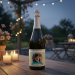 Personlig champagne fotoemblem