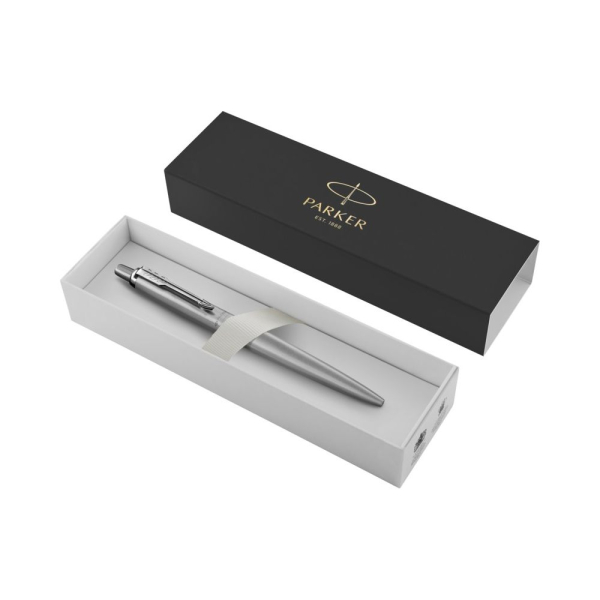 Personlig silverf&auml;rgad Parker Jotter-kulspetspenna
