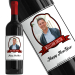 Personlig vinflaska Fotoemblem Personlig vinflaska Fotoemblem