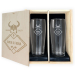 Presentset med 2 personliga vikingaölglas Presentset med 2 personliga vikingaölglas