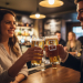 Set med 2 &ouml;lglas med personlig namngravyr