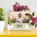 Tryckt fotoram för födelse eller dop Tryckt fotoram för födelse eller dop