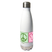 Vattenflaska Peace & Love foto Vattenflaska Peace & Love foto