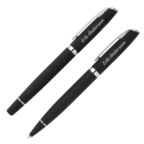 Personligt Deluxe-set med kulspetspenna och rollerpenna