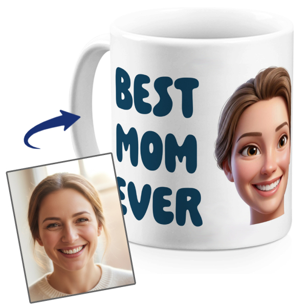 Personlig mugg f&ouml;r b&auml;sta mamma