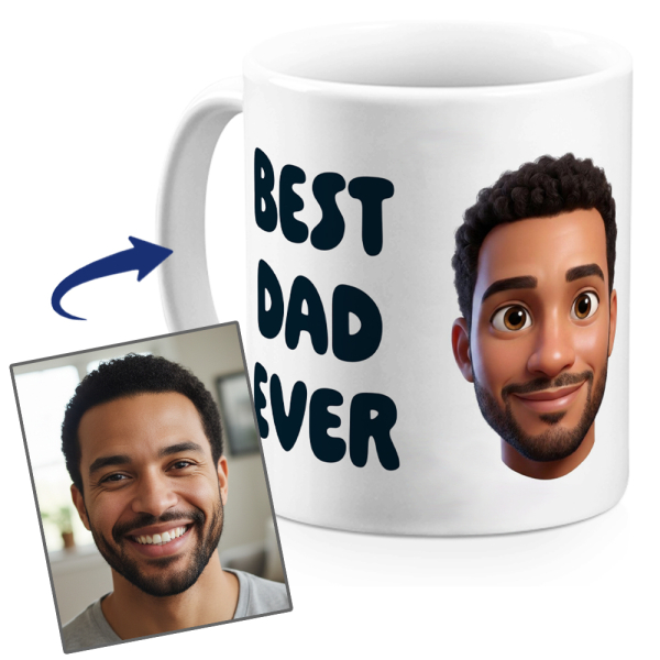 Personlig mugg till Best Dad